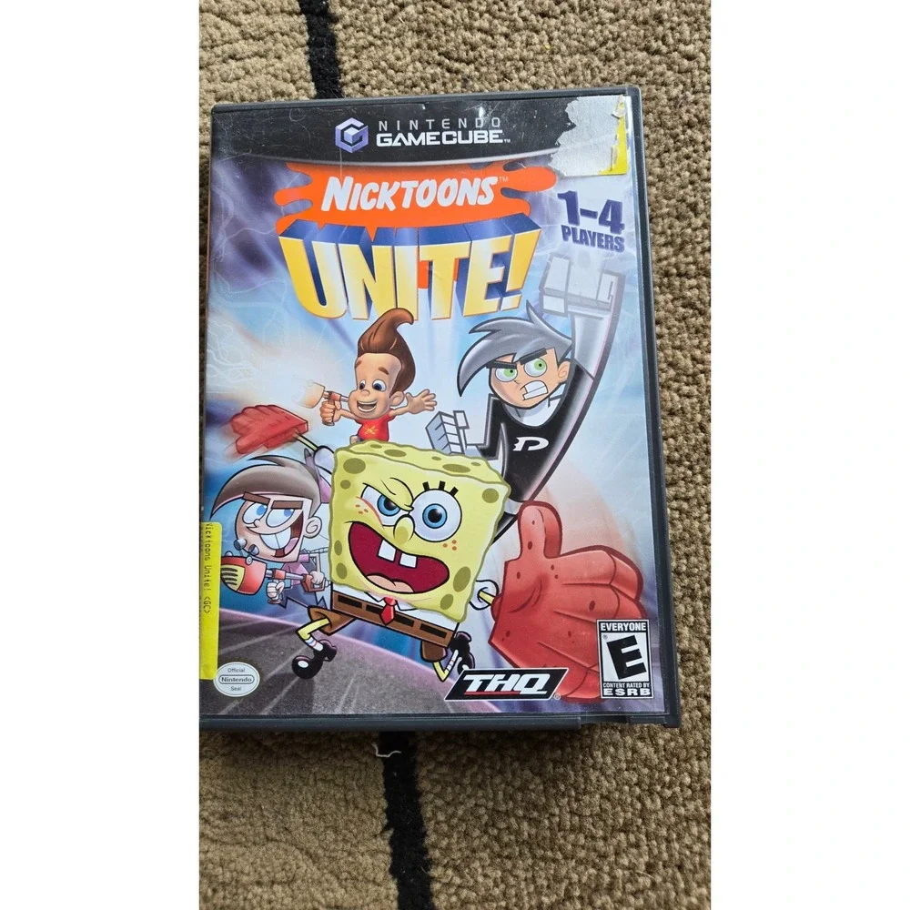 Nicktoons Unite Nintendo GameCube GC Video Game THQ DOL-GNOE-USA CIB